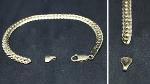 HEAVY 9ct SOLID GOLD CURB MENS CHAIN NECKLACE 61.7g 22 5/8