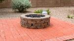 20.5 Natural Gas Powder Coated Steel Fireplace Dual Flame Pan Burner Kit Garden